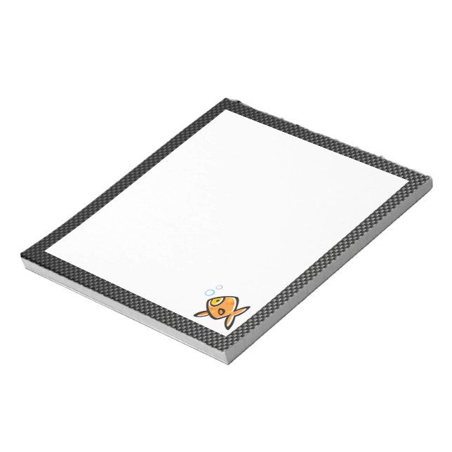 Sleek Goldfish Notizblock (Rotiert)
