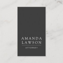 Sleek Gray (Ernennung) Terminkarte