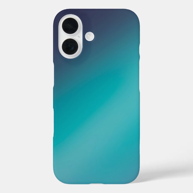 Sleek green Ombre - iPhone 16 Fall Case-Mate iPhone Hülle (Rückseite)