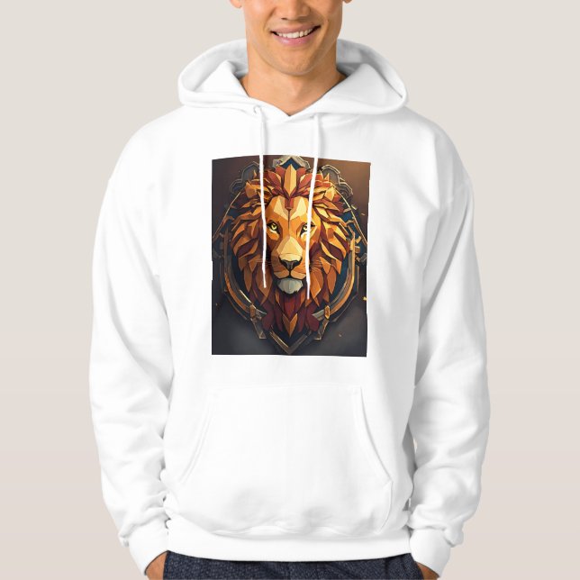 "Sleek Loin Design Jacket: Eine Fusion von Stil un Hoodie (Vorderseite)