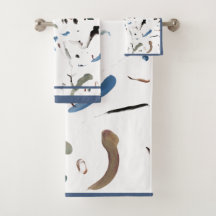 Sleek Modernes Abstraktes HandtuchSet