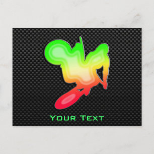 Sleek Motocross Whip Postkarte