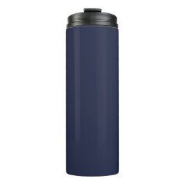 Sleek Navy Blue Thermal Tumbler for Hot Drinks Thermosbecher