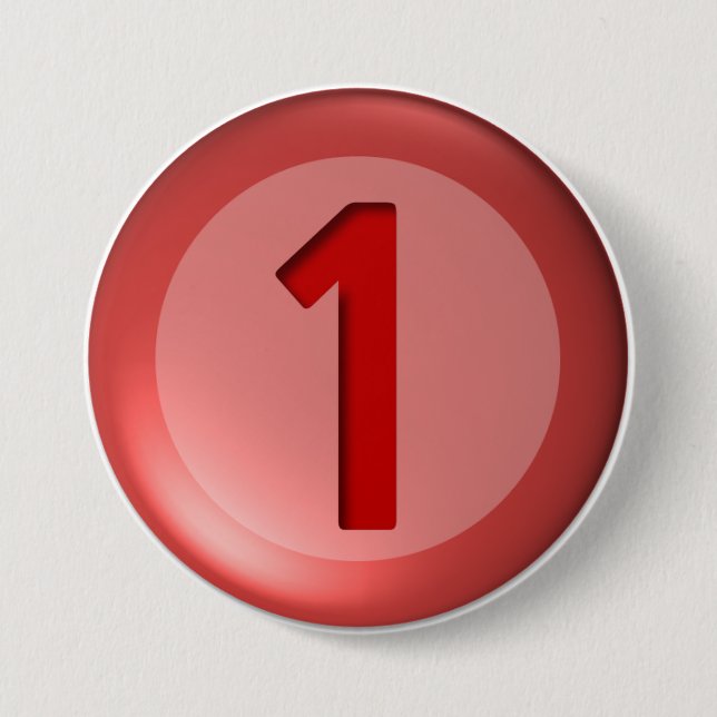 Sleek One Ball Tasten Button (Vorderseite)