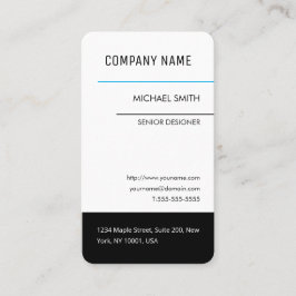 Sleek Professional Business Card Visitenkarte