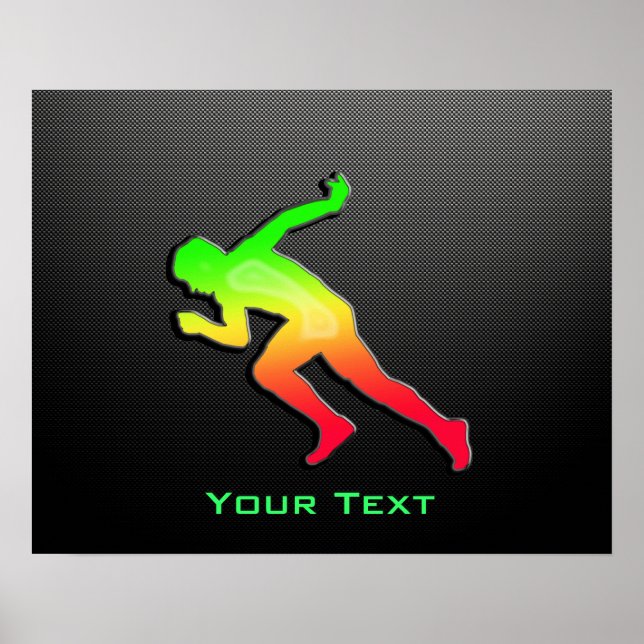 Sleek Running Poster (Vorne)