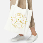 Sleek Siegel Family Wiedersehen oder Vacation Tote Tragetasche<br><div class="desc">Dieses schöne Design kann auf Ihre Lieblingsfarbenkombinationen zugeschnitten werden. Macht ein großartiges Geschenk! In unserem Shop finden Sie stilvolle Schreibwaren und Geschenke: www.berryberrysweet.com.</div>