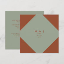 Sleek & Simple Sage & Terracotta