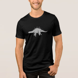 Sleek Stegosaurus: Unisex T-Shirt Tri-Blend Shirt