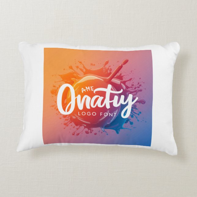 "Sleek & Stylish Accent Kissen für eine trendige T (Rückseite)