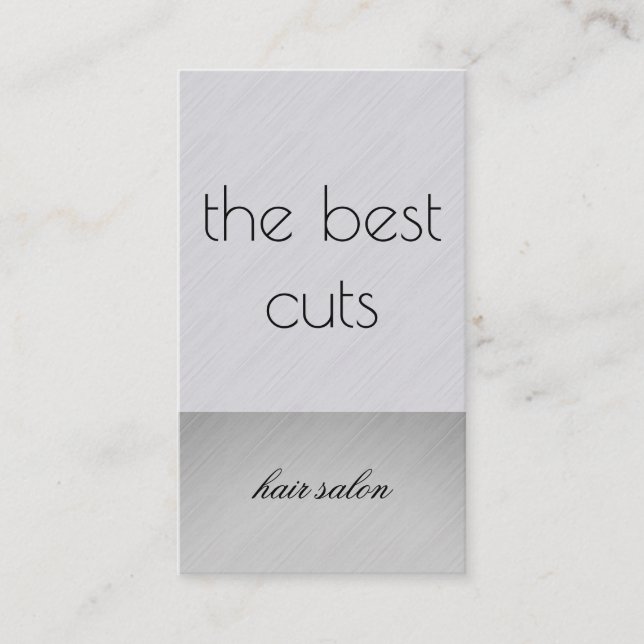 Sleek und modern visitenkarte (Vorderseite)