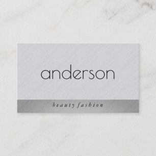 Sleek und modern visitenkarte