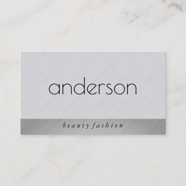 Sleek und modern visitenkarte (Vorderseite)