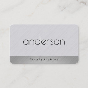 Sleek und modern visitenkarte