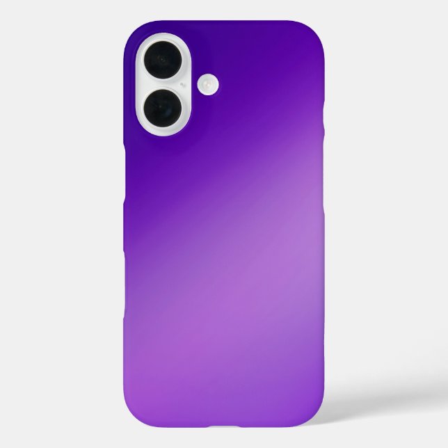Sleek violet Ombre - iPhone 16 Fall Case-Mate iPhone Hülle (Rückseite)