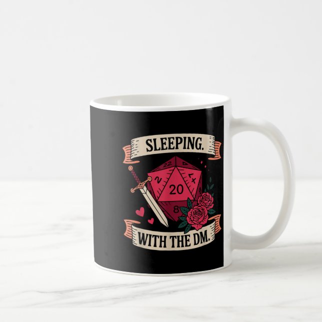 Sleeng. Mit dem Dm. Lustiges Design  Kaffeetasse (Rechts)