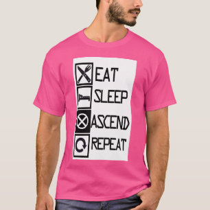 Sleep Ascend wiederholen T-Shirt