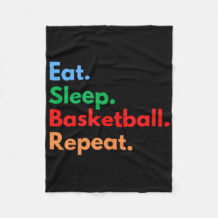 Sleep Basketball Wiederholung für Basketballspiele Fleecedecke