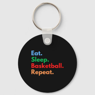 Sleep Basketball Wiederholung für Basketballspiele Schlüsselanhänger