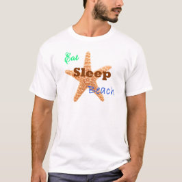 Sleep Beach essen - Mens T - Shirt