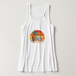 Sleep Beach Tank - Custom Summer Vibe Top