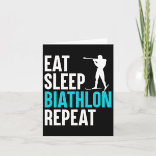 Sleep Biathlon Wiederholung essen - Skifahren Slog Karte