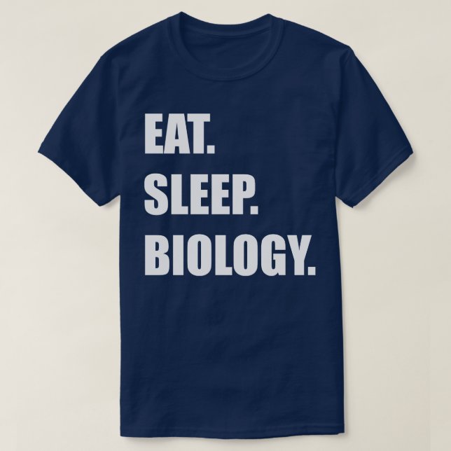 Sleep Biology essen T-Shirt (Design vorne)