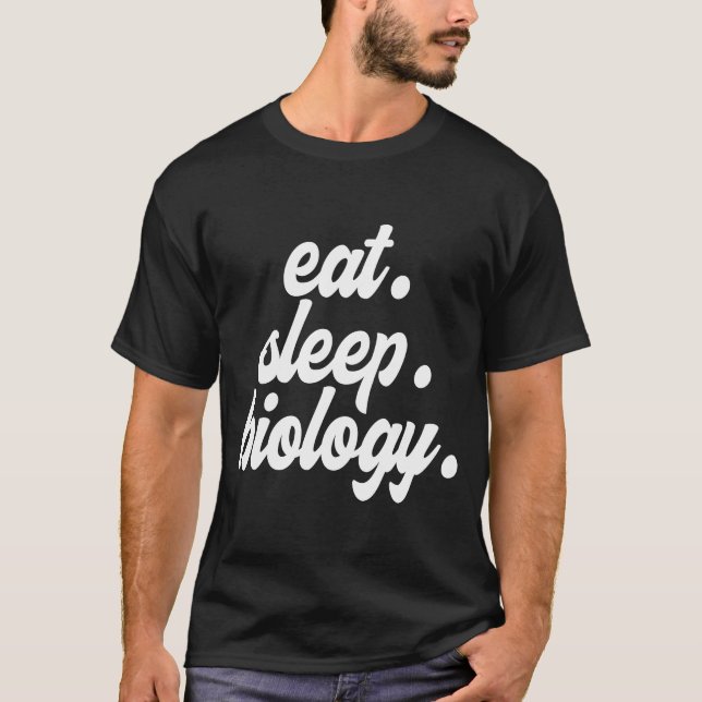 Sleep Biology essen T-Shirt (Vorderseite)