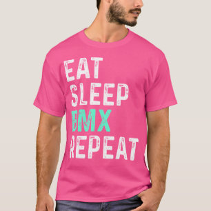 Sleep Bmx wiederholen T-Shirt