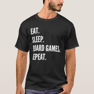 Sleep-Board-Spiele wiederholen Lieblings-Hobby T-Shirt