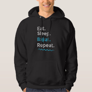 Sleep Boat Wiederholung Seefischerei S Hoodie
