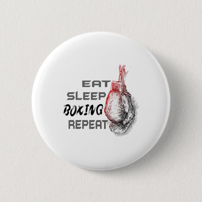Sleep Boxing Wiederholen BoxEnthusiast Button (Vorderseite)