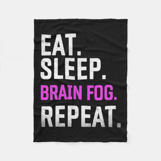 Sleep Brain Fog Wiederholung Fibromyalgie Bewussts Fleecedecke (Vorderseite)
