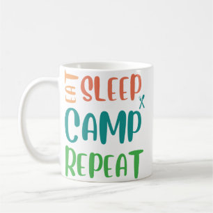 Sleep Camp Wiederholung essen - Das ultimative Cam Kaffeetasse