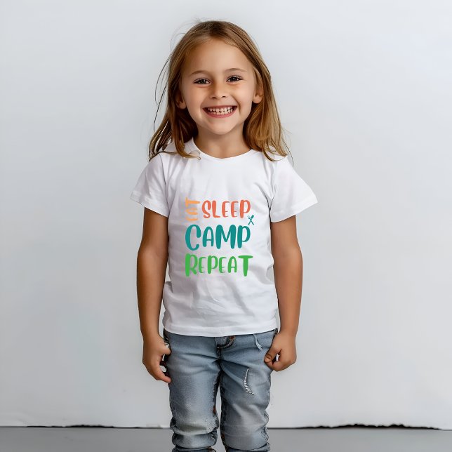 Sleep Camp Wiederholung essen - Das ultimative Cam T-Shirt (Von Creator hochgeladen)