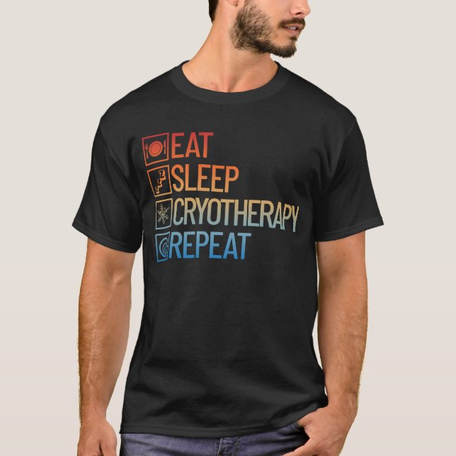 Sleep Cryotherapy Repeat Cold Therapy T-Shirt (Vorderseite)