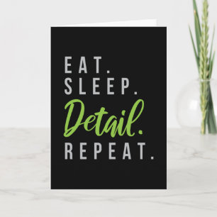 Sleep Detail Wiederholung der Fahrzeugoptimierung Karte