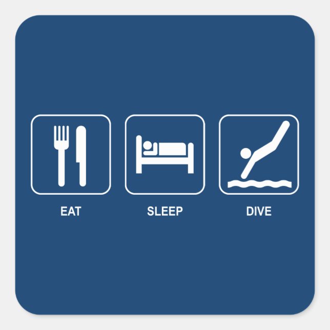 Sleep Diep Sticker essen (Vorderseite)