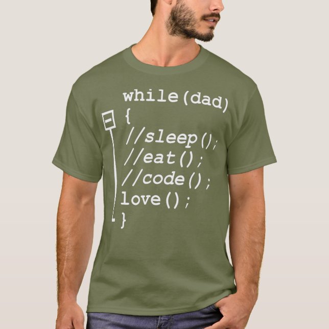 Sleep Eat Code Funny Programmer Coding Coder T-Shirt (Vorderseite)
