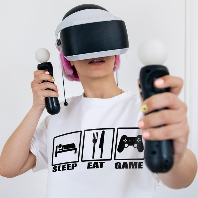 Sleep Eat Game T-Shirt (Von Creator hochgeladen)