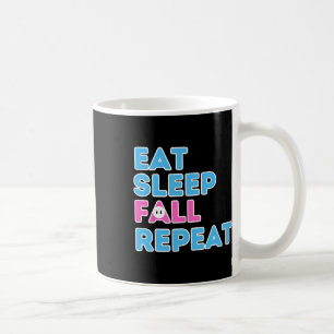 Sleep Fall Wiederholen Videospiel-Typ Video Gamer  Kaffeetasse
