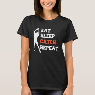 Sleep Fang wiederholen Wild Receiver Football T-Shirt