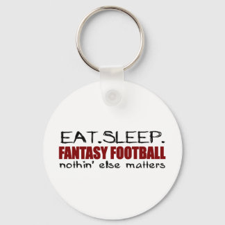 Sleep Fantasy Football essen Schlüsselanhänger
