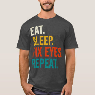 Sleep Fix Augen wiederholen T-Shirt