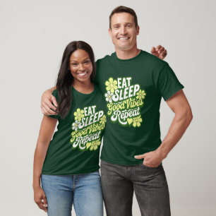 Sleep Good Vibes wiederholen T-Shirt