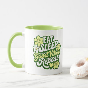 Sleep Good Vibes wiederholen Tasse