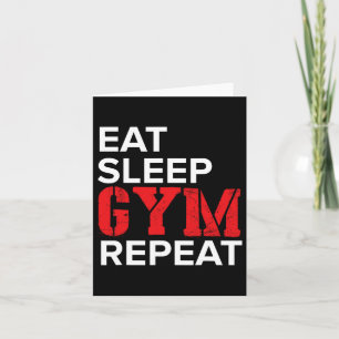 Sleep Gym wiederholen Karte
