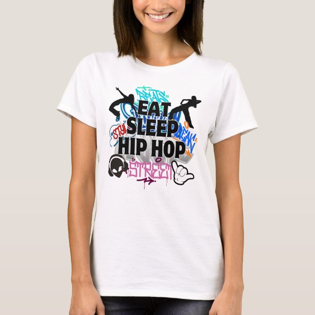 Sleep Hiphop.w essen T-Shirt (Vorderseite)