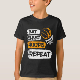 Sleep Hoops Vintages Basketball-Sprichwort wiederh T-Shirt