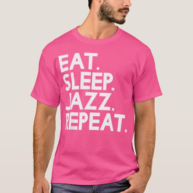 Sleep Jazz Repeat - Music T-Shirt (Vorderseite)